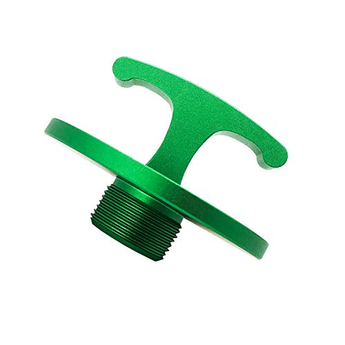 DOCA Aluminum Alloy-Oil Filter Plug Tool，Oil Filter Plug Cap Off Tool for Dodge Ram 05083285AA MO285 Turbo Diesel 5.9L 6.7L Cummins (Green) … - color: green