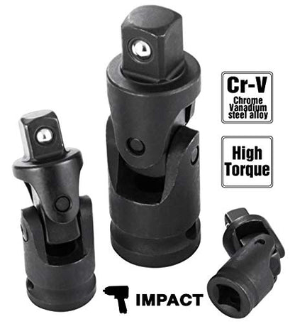 EPAuto Impact Universal Joint Set, Cr-V,3 Pieces - size: Universal Joint Set