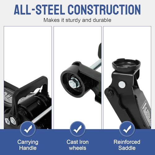2.5 Ton Low Profile Hydraulic Aluminum Floor Jack and Car Truck Tire Change Lift for High Body Frame Cars