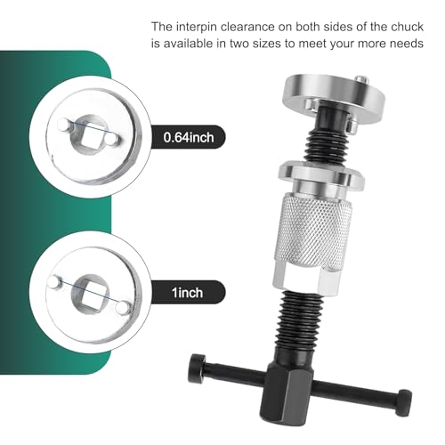 WZP Car Brake Piston Rewind Tool, Rust-proof Rear Brake Caliper Compression Tool, Universal Piston Wind Back Replacement Accessory for Cars Trucks
