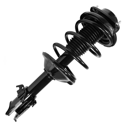 Detroit Axle - 2pc Front Struts for 2000 2001 2002 Subaru Legacy Quick Complete Struts with Coil Spring Assembly Replacement Suspension Shock - size: 11851_11852/Pair