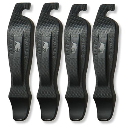 50 Strong | Bike Tire Levers & Tire Tool, Set of 4, Road, MTB & BMX