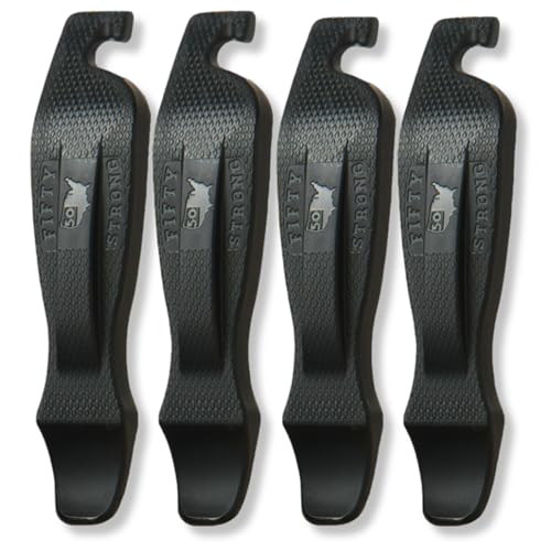 50 Strong | Bike Tire Levers & Tire Tool, Set of 4, Road, MTB & BMX