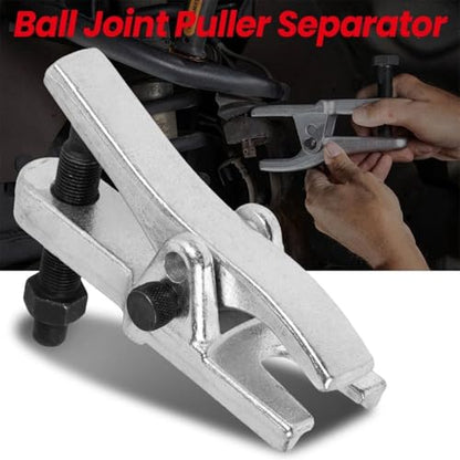 Car Ball Joint Separator, Adjustable Vehicle Ball Joint Removal Tool for Separating Arms Tie Rods, Heavy Duty Automotive Tie Rod Puller, Universal for SUV Automobile Truck