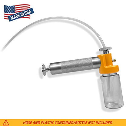Oil Sampling Pump - Made in USA - with Vacuum Release Valve - Compatible with 5/16-inch Hose, 1/4-inch Hose (Most commonly Used) and 3/16-inch Hose