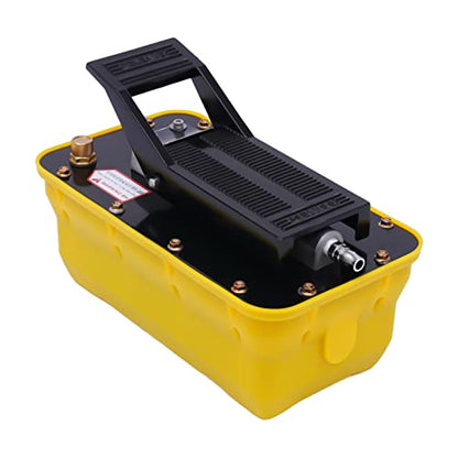 Gdrasuya10 10000 PSI Air Hydraulic Foot Pump with Air Hose and Coupler for Auto Body Frame Machine and Pulling Post Hydraulic Air Foot Pump with 3 Pedal Functions - size: Hydraul Pump Only