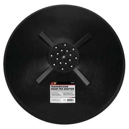 Performance Tool W54281 Heavy Duty Transmission Drain Pan Adapter, Polyethylene Lift Drain Pan with Small Diameter Drain Holes, 24-Inch Diameter - style: 24" Transmission Drain Adapter Pan