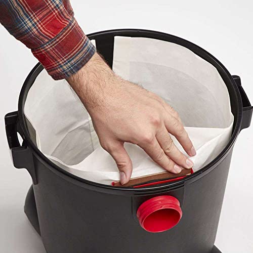 CRAFTSMAN CMXZVBE38772 15-22 Gal. Wet Dry Shop Vacuum Dust Collection Bags | For General Debris, Fits Most 15 to 22 Gallon Shop Vacuums, Collects Dry Only Debris, Reduces Cleanup Time, 3-Pack - style: 15-22 Gallon General Purpose