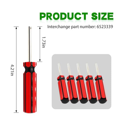10Pcs Car Auto Screwdriver Valve Stem Core | Remover Tire Tube Installer Repair Tool 6523339