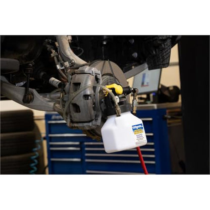 Mityvac MV7102 Fluid Extractor Dispenser for Evacuating, Topping-Off, Refilling Reservoirs or Bleeding Hydraulic Brake/Clutch Systems, 2.5 Quart, 120 PSI, Compressed Air, Vacuum or Positive Pressure - style: MV7102
