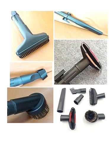 Vacuum Attachments 32mm (1-1/4 inch) &35mm (1-3/8 inch) Vacuum Cleaner Accessories Brush Kit Fits Vacuum Cleaner