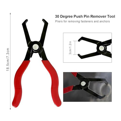8Pcs Fuel Line Pliers Set, Fuel Line Disconnect Plier Tool Set | Fuel Line/Hose Clamp/Removal Pliers, Electrical Disconnect, Push Pin Tools, Relay Puller/Panel Clip Remover & Filter Caliper