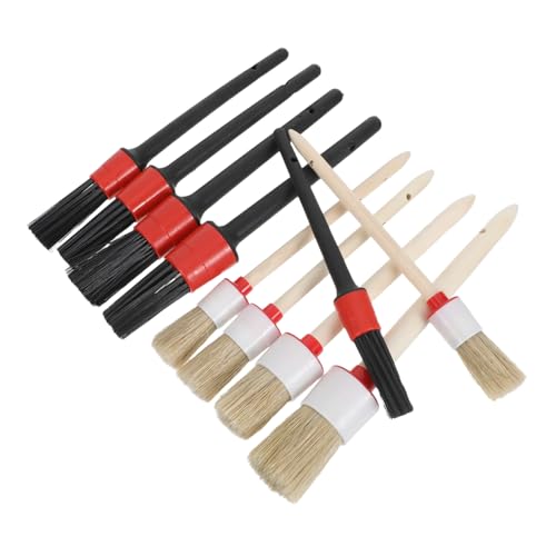 10pcs Auto Detail Cleaning Brush Set with Soft Pp Bristles, Car Interior Detailing Brushes for Dashboard, Vents, and Auto Parts Cleaning, Suitable for Cars, Trucks, Suvs, and Rvs