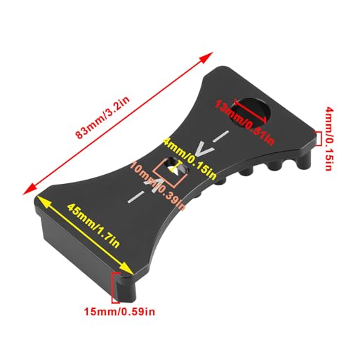 Car Engine Cam Gear Lock Timing Belt Installation Tool Black Aluminum Compatible with Acura B - color: Black