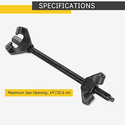 14" Coil Spring Compressor Strut Remover Installer Tool | 2PCS Heavy Duty Auto Suspension Compression Remover Installer Tool Kit