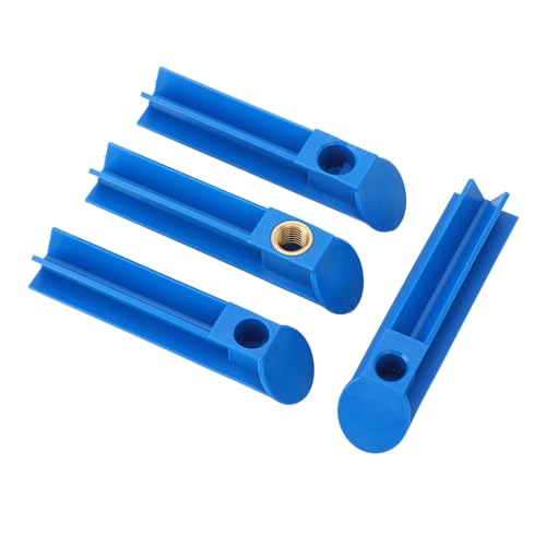 4PCS Fuel Injector Cleaner Adapter Kit, Universal Injector Flush Cleaning Tool for Car and Motorcycle, ABS Durable Nozzle Adaptors Compatible with All Fuel Injection