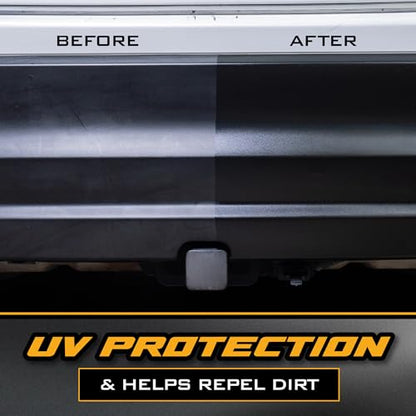 Chemical Guys, Black Trim Restorer Gel for Exterior Plastic & Rubber, 16 oz | Controlled gel restores a deep black finish to faded exterior trim, plastic and vinyl, dries non-greasy - style: 16 Oz