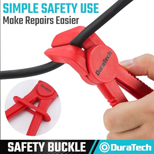 DURATECH 3-Piece Hose Pinch Clamp Pliers, 90 Angled Hose Pinch Off Pliers | Line Clamp Pliers Set for Fuel, Brake and Radiator Hoses - size: 3-Piece, style: 90 Angled