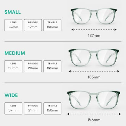 Stoggles Square Z87.1 Certified Polycarbonate Safety Glasses, Anti-Fog | Stylish, Protective, Blue-Light + UV Blocking, Top/Side Shields, Rx Ready, Unisex, Light, Scratch & Impact Resistant - color: Moss, size: Medium