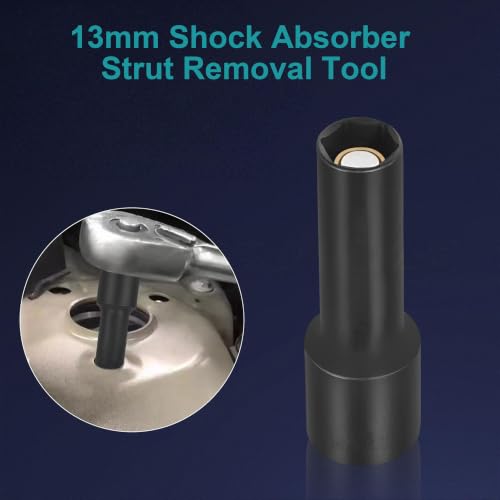 13mm Shock Absorber Strut Removal Tool – 1/2" Drive Suspension Strut Socket Compatible with Tesla OEM 1467109-00-A