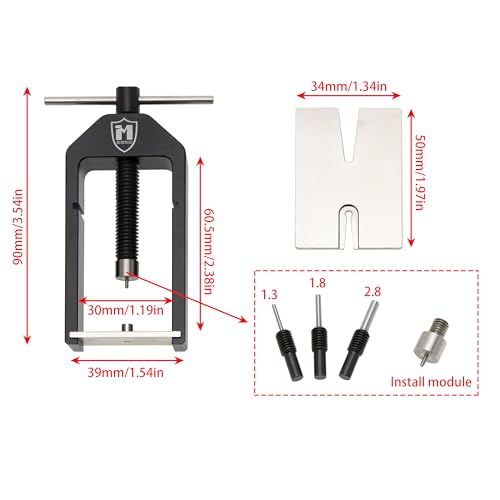 MEUS RACING Motor Pinion Gear Puller Remover for Motors with 1.5 2.0 3.0mm Shaft of SCX24 TRX4M FMS18 etc. RC Tool