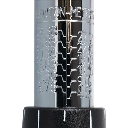 Performance Tool M196 1/4-Inch Drive Torque Wrench 250 inch/lb. - Dual Scale, Audible Click, Precision Ratchet - style: 1/4" Dr. Click Style (30-250 in/lbs)
