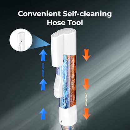 Rosewill Multi-Purpose Portable Carpet and Upholstery Cleaner, Powerful Suction 17 KPa Spot Cleaner, 550W Motor, Car and Auto Detailer, Stain/Spot Remover; Versatile Use: Carpet, Sofa, Pet Hair - color: White