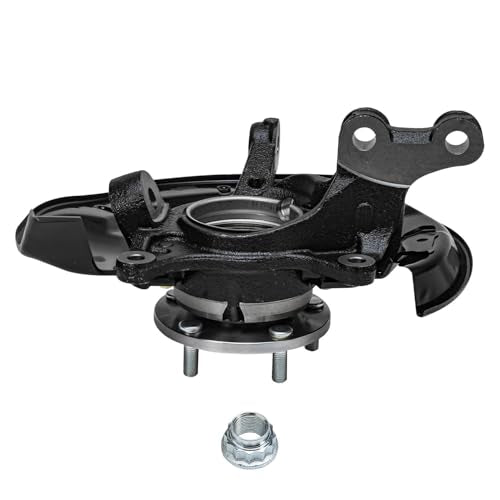Detroit Axle - Front Wheel Bearing Hubs Brake Calipers for Lexus RX350 | Lexus RX450h Toyota Highlander, Steering Knuckles & Wheel Hub Bearings Disc Brake Calipers w/Brackets Replacement - size: 4BU50496/Kit