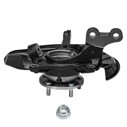 Detroit Axle - Front Wheel Bearing Hubs Brake Calipers for Lexus RX350 | Lexus RX450h Toyota Highlander, Steering Knuckles & Wheel Hub Bearings Disc Brake Calipers w/Brackets Replacement - size: 4BU50496/Kit