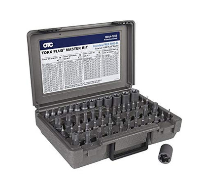 OTC 5900A-Plus 53 Piece Master Torx Bit Socket Set - Includes Multiple Torx Styles (Standard, Plus, External. Tamper Resistant) and Storage Case