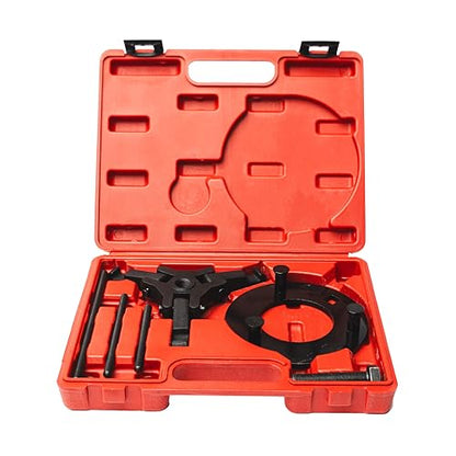 PMD Products 3 ARM Harmonic Balancer Puller and Installer Kit - Professional Automotive Repair Tool Set for Chrysler, GM, Ford, Mitsubishi - Heavy-Duty Durability, Versatile Application