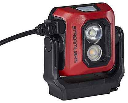 Streamlight 61510 Syclone 400-Lumen USB Rechargeable Multi-Function Compact Work Light, Red - size: Syclone