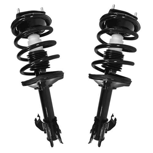 Detroit Axle - 2 Front Struts for 1999-2002 Nissan Quest Mercury Villager, 2000 2001 Struts with Coil Spring Assembly Replacement Suspension - size: 11433_11434/Pair