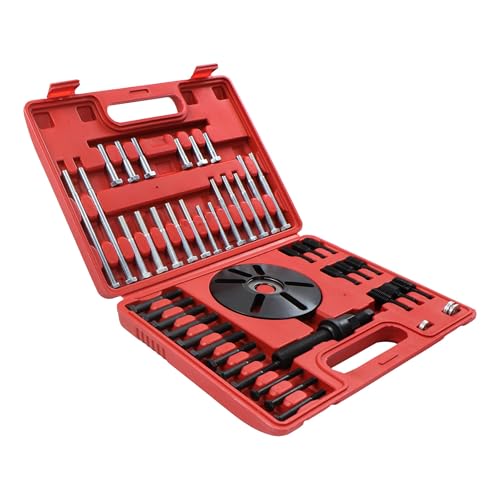 Harmonic Balancer Puller and Installer Kit Crankshaft Pulley Disassembly Installation Tool Set with Metric and Standard Threads