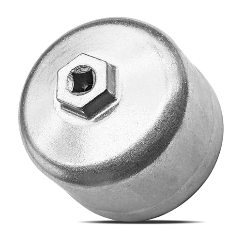 86.6 mm 16 Flutes Oil Filter Wrench, Oil System Tools, Oil Filter Wrench Removal tool, Car Oil Filter Socket Car Accessories Compatible with Volvo Engines Cartridge Oil Filter Housing Caps