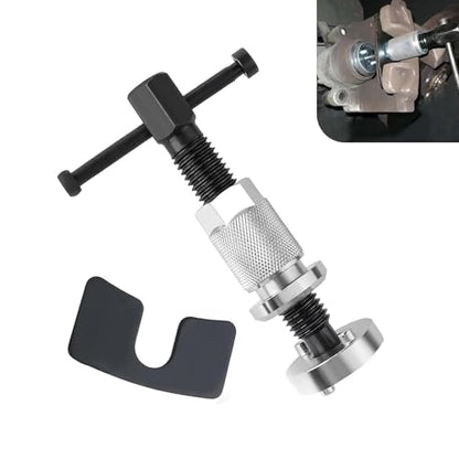 Car Brake Piston Wind Back Tool, Rust-proof Alloy Car Brake Pistons Wind Back Tool, 3PCS Auto Brake-Caliper Piston Rewind Kits, with Double-Sided Push Heads, Universal for RVs, SUVs, Trucks