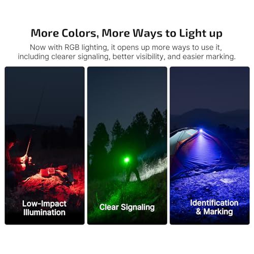 OLIGHT Oclip Pro S Pocket EDC Clip-on Flashlight, Sunken Artifact | RGB, UV, 600 Lumens, USB-C Charging, Flash Modes, Magnetic Clip, Inspection, Signaling, Work, Outdoor Use - color: Sunken Artifact