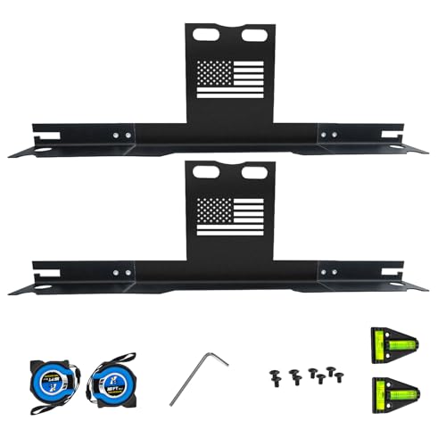 Wheel Alignment Tool, Wheel Alignment Tool Kit Without Removing Calipers, Alignment Tool with 2 Imperial Tape Measures and 2 Level Gauges for Cars, Trucks, SUVs, Jeeps, Motorhome, ATVS