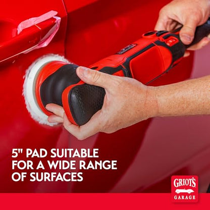 Griot's Garage BOSS Microfiber Fast Cutting Pads for Car Detailing, Polishing and Maximum Paint Correction, Orbital Polisher Buffing Pads, 5”, Set of 2 - size: 5 Inch Pads (Set of 2)