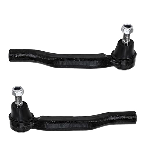Detroit Axle - FWD Front Steering Knuckles & Wheel Hub Bearings Outer Tie Rod Ends Replacement for 2011-2017 Toyota Sienna - 4pc Set - size: 4SU48686/Kit