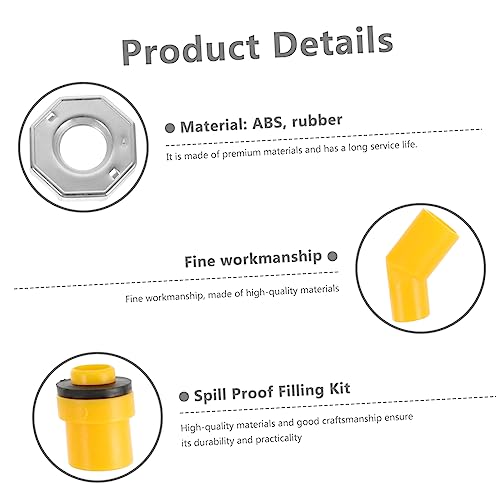 Non-Spill Coolant Funnel Kit Spill Proof Filling Tool Radiator Coolant Kit for