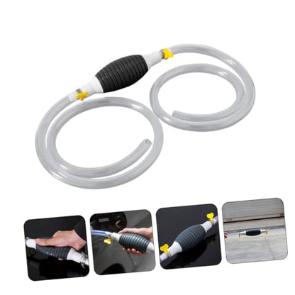 Manual Oil Pump Fuel Transfer Hose Kit for Car Truck Oil Water Siphon Hose