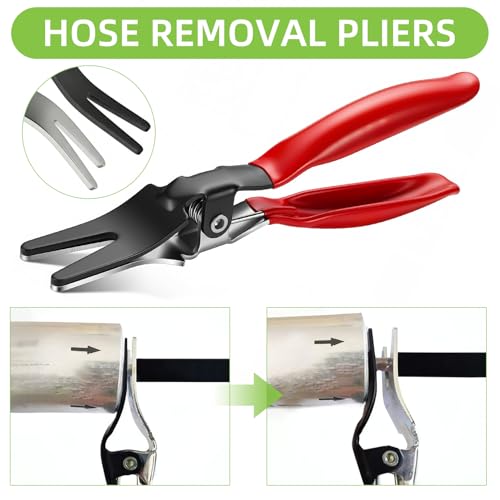 Automotive Hose Removal Pliers, Fuel & Vacuum Line Separator Tool | Quickly Disconnect Fuel & Vacuum Hoses, Effortless Fuel Line Pipe Separation, Fits Automotive and Marine Pipelines - color: 1 Option