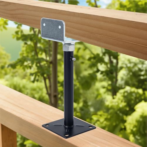 4 Pack U-Shaped Floor Jack for 4x2, 4x4, 4x6 Joists - Adjustable Steel Telepost with U-Head, Mini Screw Jack, Post Jack.9-13 Inch Adjustment Range. - size: 9-13