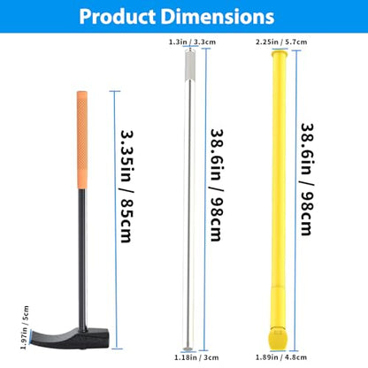 Tire Hammer Tire Bead Breaker with 46.3" Tire Bead Breaker | Tire Hammer with Length Heavy Duty Steel Tire Bead Breaker, Tire Iron Tool for Tire Changing Tool Tire Changer Kit