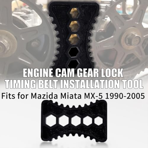 Engine Cam Gear Lock Timing Belt Installation Tool for Mazda X-5 1990-2005, Engine Camshaft Locking Tool Tensioning Alignment Timing Belt Tool Kit Compatible for Miata X-5