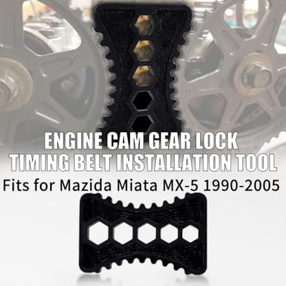 Engine Cam Gear Lock Timing Belt Installation Tool for Mazda X-5 1990-2005, Engine Camshaft Locking Tool Tensioning Alignment Timing Belt Tool Kit Compatible for Miata X-5