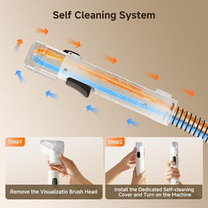 Uwant Portable Carpet and Upholstery for Deep Cleaner - color: Deep-White