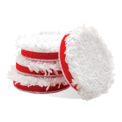 Griot's Garage BOSS 2” Microfiber Pads for Car Polishing and Detailing, Buffing Pads for Moderate and Severe Scratch Removal, Set of 4 - size: 2 Inch Pads (Set of 4)