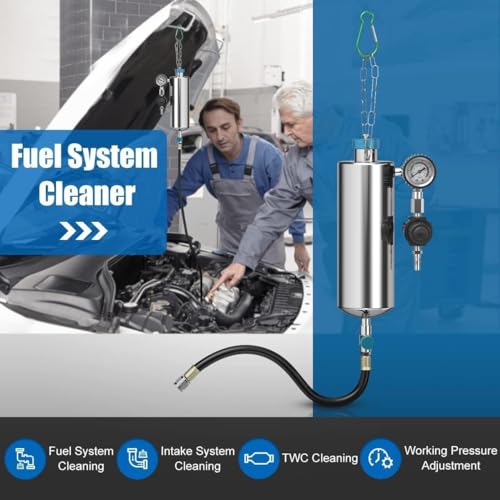 Fuel Injector Cleaner and Tester - Angchun Automotive Fuel Injection System Cleaning Tool for Gasoline Car, Non-Dismantle Fuel System Cleaner Set Fuel Injector Nozzle Flushing for EFI Throttle - size: Fuel Injector Cleaner…